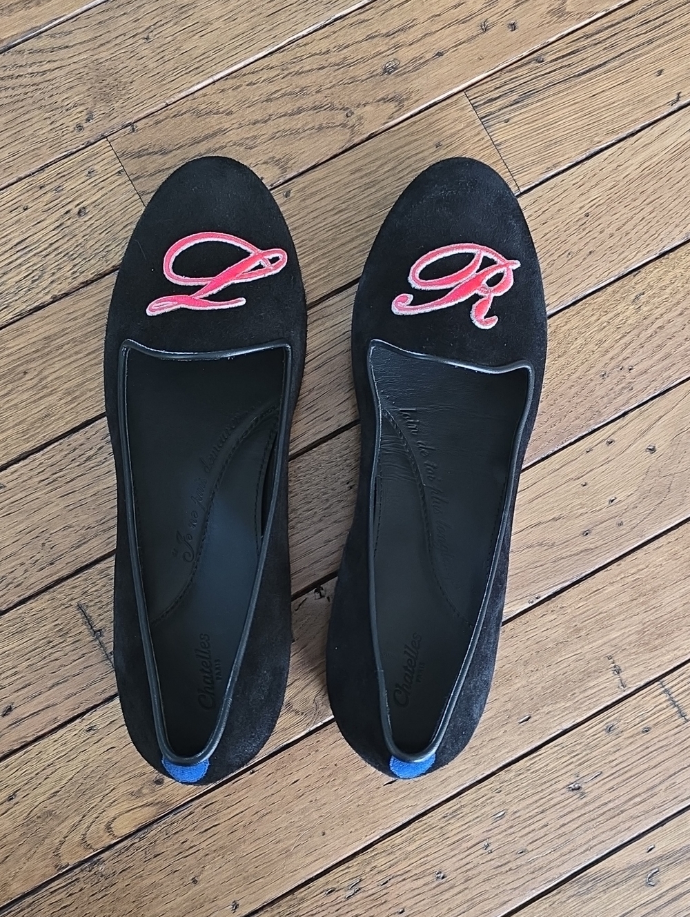 Chatelles Francois - Size 40 / 9 Black Suede